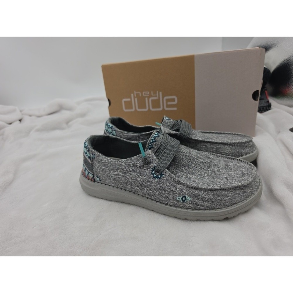 Hey Dude Ladies Wendy FLORA TULIP GREY 122163316
